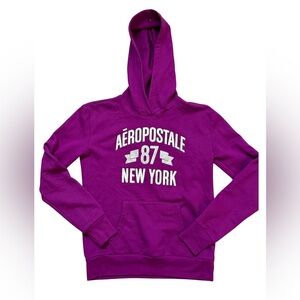 Aeropostale Magenta Purple Hoodie S